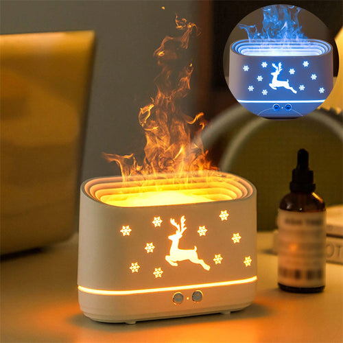 VIROLY Elk Flame Humidifier Diffuser